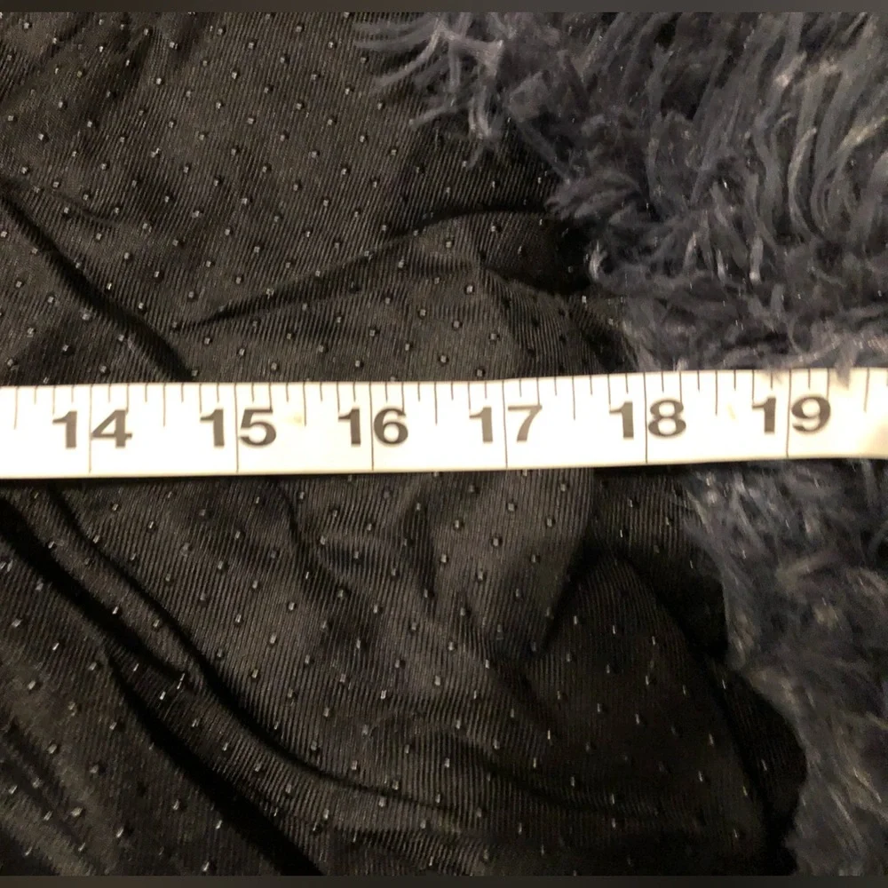 Dark Gray Fluffy Pet Bed LARGE